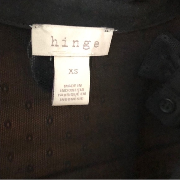 Hinge Sheer Top. Excellent Condition. Size XS - Picture 5 of 6